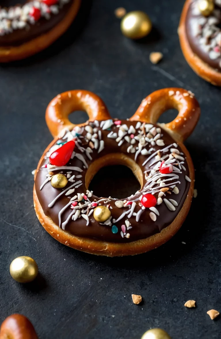 Reindeer Pretzels With Hershey Kisses