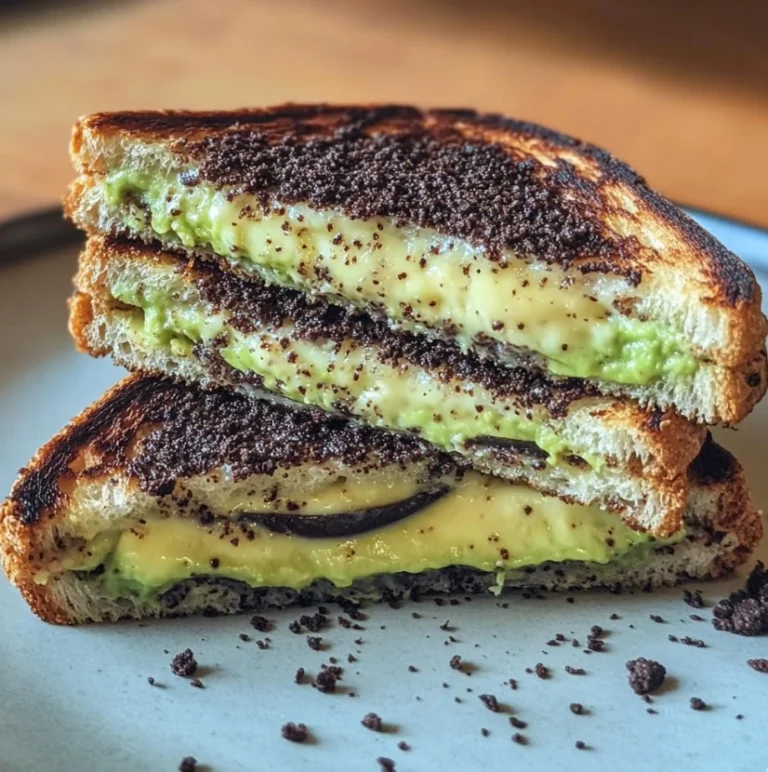 Creamy Avocado Oreo Grilled Cheese