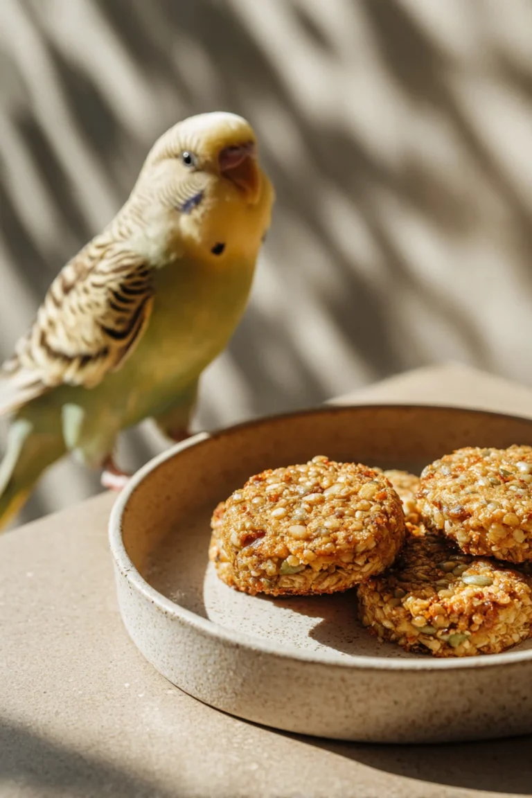Budgie treat recipe with millet and honey for energy