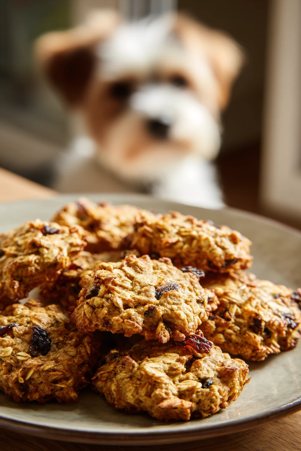 Homemade dog biscuit recipe with oatmeal recipe