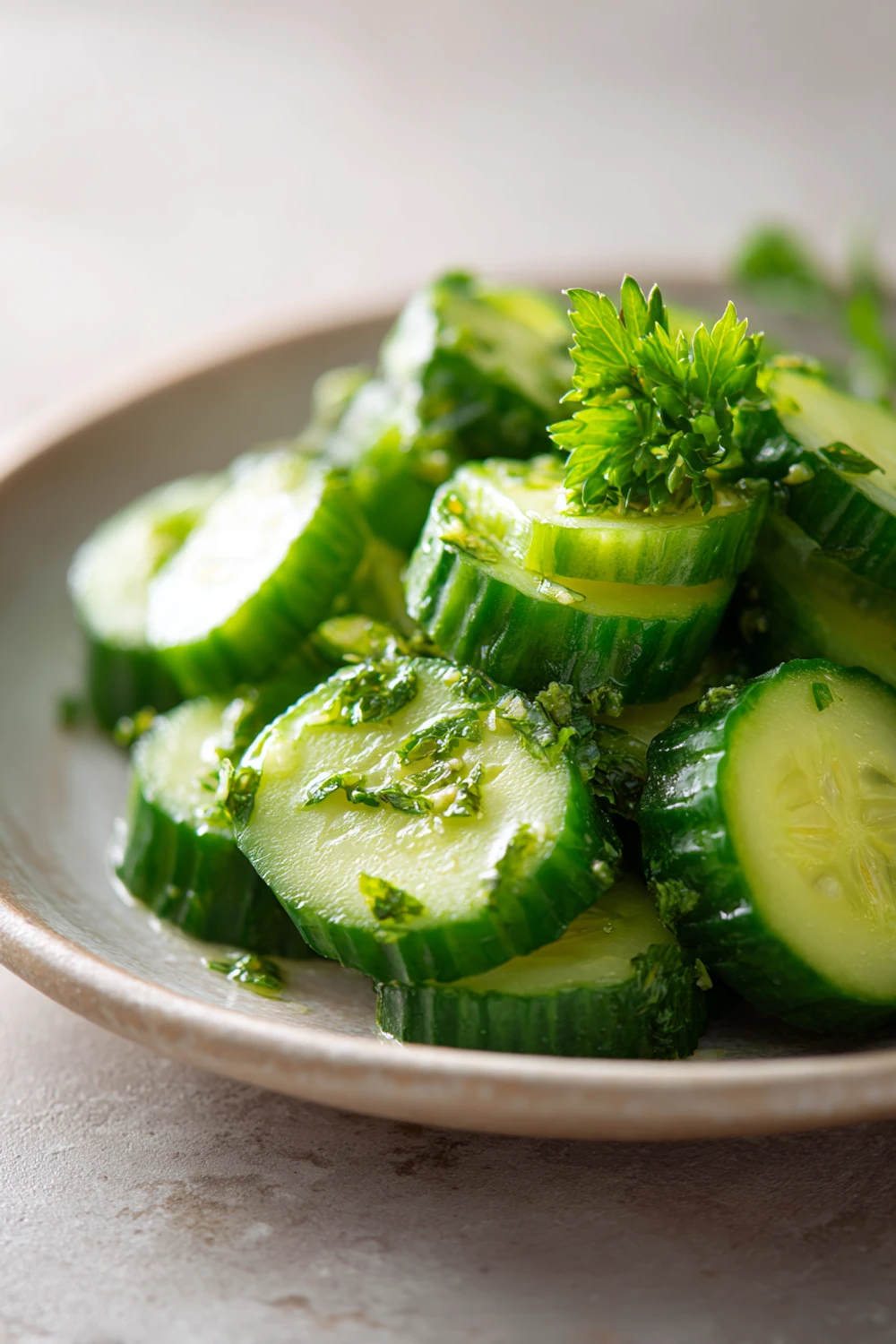 Homemade guinea pig treat recipe with parsley cucumber recipe