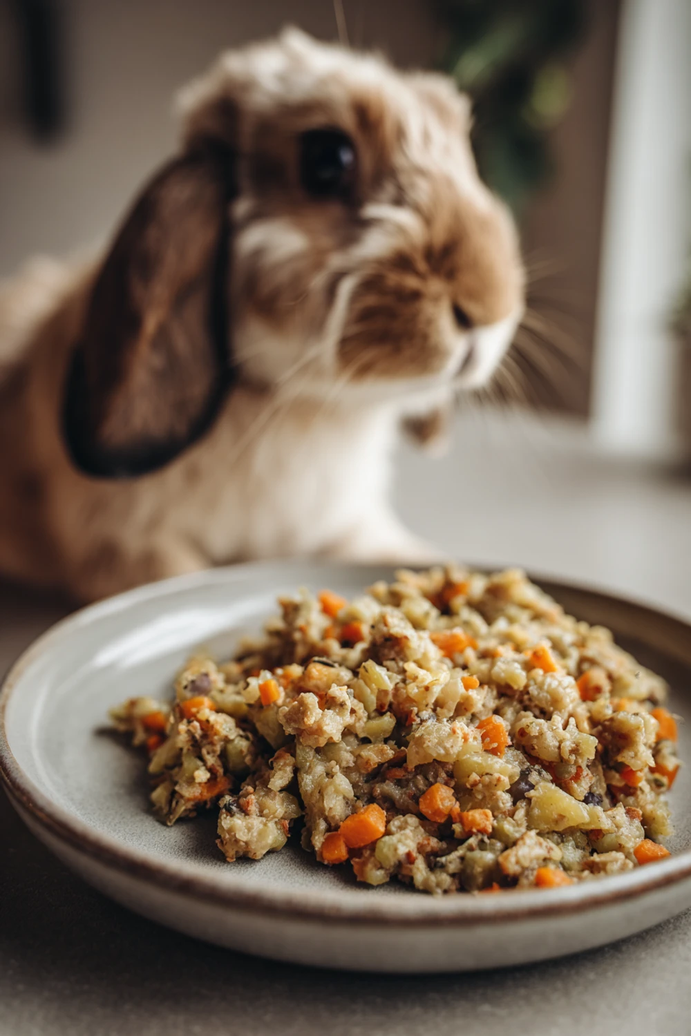 Homemade lizard food with mealworm and veggies recipe