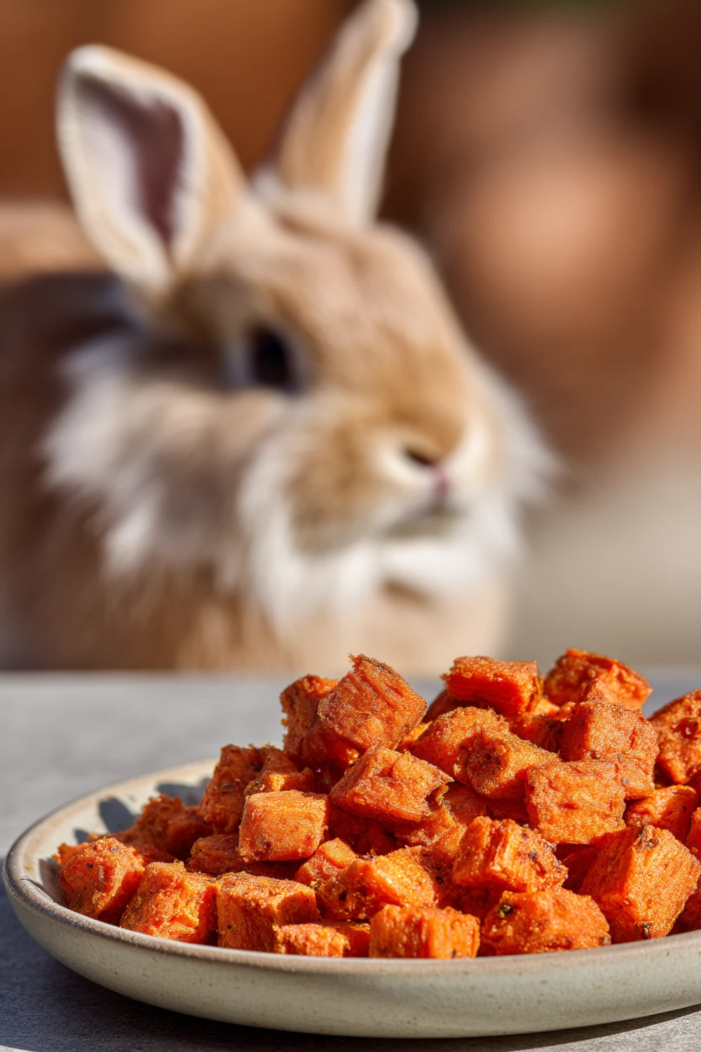 Homemade rabbit treat recipe with carrot recipe
